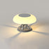 Contemporary Industrial Waterproof Stainless Steel PE Mushroom Design LED Post Lamp Landscape Light For Outdoor Patio