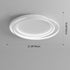 Modern Minimalist Round Circle Iron LED Flush Mount Ceiling Light For Bedroom