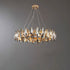 Modern Luxury Oval Crystal Iron 5/6/10 Light Chandelier For Living Room