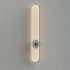 Modern Minimalist Long Oval Hardware Aluminum LED Wall Sconce Lamp For Living Room