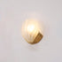 Modern Art Deco Shell Brass Glass 1-Light Wall Sconce Lamp For Living Room