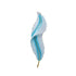 Contemporary Creative Resin Imitation Peacock Feather LED Waterproof Wall Sconce Lamp For Living Room