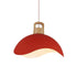 Contemporary Scandinavian Macaron Lotus Flower Petal Shape 1-Light Pendant For Living Room