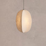 Traditional Japanese Zen Anti-silk Lantern Shape 1-Light Pendant Light For Living Room