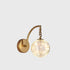 Modern Minimalist Round Ball Antler Iron Glass LED Wall Sconce Lamp For Living Room