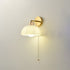 Modern Art Deco Flower Round 1-Light Wall Sconce Lamp For Bedroom