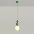 Contemporary Creative Orb Hardware Glass 1-Light Pendant Light For Bedroom