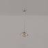 Modern Minimalist Irregular Diamond Iron Glass LED Pendant Light For Bedroom