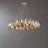 Modern Luxury Oval Crystal Iron 5/6/10 Light Chandelier For Living Room