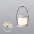 Contemporary Simplicity Portable Imitation Leather Acrylic Cylinder LED Night Light Camping Light For Outdoor Patio