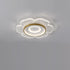 Modern Minimalist Floral Aluminum Acrylic LED Flush Mount Ceiling Light For Living Room