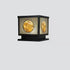 Traditional Chinese Aluminum Glass Square LED Waterproof Solar Landscape Light For Outdoor Patio