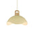 Contemporary Scandinavian Macaron Lotus Flower Petal Shape 1-Light Pendant For Living Room