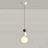 Contemporary Creative Orb Hardware Glass 1-Light Pendant Light For Bedroom