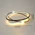 Modern Minimalist Circular Hardware Acrylic LED Flush Mount Ceiling Light For Bedroom