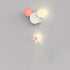 Contemporary Creative Cartoon Iron Acrylic Ball Shade LED Kids Wall Sconce Lamp For Bedroom
