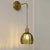 Modern Art Deco Flower Bud Glass Shade 1-Light Wall Sconce Lamp For Living Room