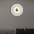 Contemporary Creative Round Scallop Hardware LED Wall Sconce Lamp For Living Room