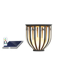 Modern Minimalist Round Cage Shelf Outdoor Waterproof 1-Light Landscape Light For Garden