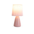 Contemporary Simplicity Fabric Pleated Ceramic Base 1-Light Table Lamp For Living Room