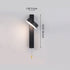 Contemporary Simplicity Geometric Aluminum Rectangle Rotatable LED Wall Sconce Lamp For Bedroom