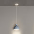 Modern Minimalist Cream Round Bowl Cone Iron 1-Light Pendant Light For Living Room