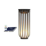 Modern Minimalist Round Cage Shelf Outdoor Waterproof 1-Light Landscape Light For Garden