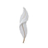 Contemporary Creative Resin Imitation Peacock Feather LED Waterproof Wall Sconce Lamp For Living Room