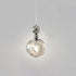 Contemporary Scandinavian Lava Ball Iron Acrylic 1-Light Pendant Light For Bedroom