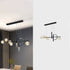 Modern Minimalist Round Ball Long Iron Aluminum Acrylic LED Island Light Chandelier For Dining Room