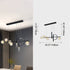 Modern Minimalist Round Ball Long Iron Aluminum Acrylic LED Island Light Chandelier For Dining Room