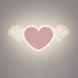 Contemporary Creative Rabbit Planet Acrylic Iron LED Wall Sconce Lamp For Bedroom