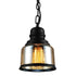 Contemporary Industrial Glass Gourd-Shaped 1-Light Pendant Light For Dining Room