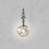 Contemporary Scandinavian Lava Ball Iron Acrylic 1-Light Pendant Light For Bedroom