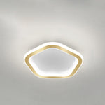 Contemporary Nordic Geometric Iron LED Flush Mount Ceiling Light For Hallway